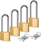 Puroma 4 Pack Keyed Padlock Waterpr