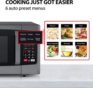 Toshiba 23L 800W Microwave Oven – Digital Display, Auto Defrost, Black