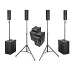 2x dB Technologies ES 1203 High Power Array System 2400W Speaker inc Cover