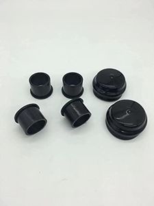 Dgdhf Replacement (4) Front Axle Bushing & (2) Spindle Caps Fits Craftsman Husqvarna Poulan Pro Roper AYP Lawn Mower Steering Spindle Suite 532121232 532406013 406013 121232x