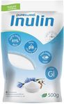 Puresweet® Premium Inulin Prebiotic Fibre Powder 500g - Chicory Root, 100% Pure Inulin, Highly Soluble, Made in The EU, Fructo Oligosaccharide (FOS), Gluten Free, Vegan.