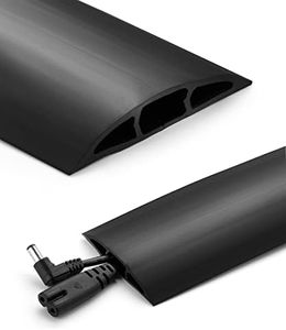 Bates- Floor Cord Cover, 6ft Cable Cover, Cord Cover Floor, Cord Protector, Floor Cable Cover, Cord Hider Floor, Extension Cord Cover, Cable Cover Floor, Cable Floor Cover, Cable Covers for Cords