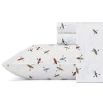 Eddie Bauer Cotton Percale Bedding Set, Crisp & Cool, Stylish Home Decor, Kayaks, Queen