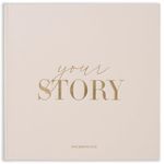 Baby Memory Book | New Baby Photo Scrapbook & Record Journal | 132 Page Newborn Shower Gift & Photo Journal Album for Baby Boys and Girls | 4x6 and 5x7 Photos | Cream