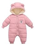 Baby Snowsuit Newborn Thick Hooded 