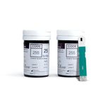 AGARO Blood Glucose Test Strips, 50pcs, Instant Blood Sugar Test at Home, Glucometer Machine, Blood Glucose Monitoring Device, Fast Blood Sugar Testing, Simple & Accurate, GLS-76.