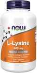 NOW L-Lysine 500 mg,250 Capsules