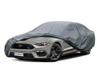 GUNHYI 16 Layers Car Cover Waterproof All Weather, Heavy Duty Full Exterior Cover Universal Fit Coupe Ford Mustang/Shelby, Chevrolet Camaro/Corvette, Kia Optima, Audi A4/A5, BMW 5 Series 525i etc.