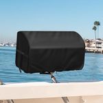 Agustone Boat Grill Cover for Magma ChefsMate Gas Grill, Waterproof Heavy Duty BBQ Covers for Magma Cabo Grill Windproof-23 x15 x15