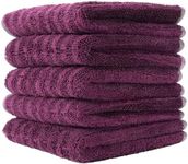 VIKING Microfiber Towels for Cars, Dual-Weave Professional Detailing Towel for Car Cleaning Kit, 14 Inch x 14 Inch, 5 Pack