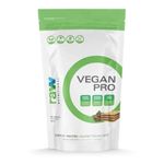 Raw Nutritional Vegan Pro Organic Plant Based Protein Powder | No Artificial Sweeteners | Non-GMO | Gluten-free | 20g Pea Protein Per Serving (Coffee Wafers, 1LB)