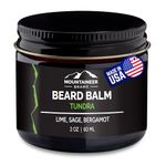 Mountaineer Brand Conditioning Beard Balm for Men, Leave-in Beard Conditioner, Beard Butter for Men with Essential Oils, Shea Butter & Beeswax, Premium Beard Care Products, 2 Oz, Lime & Sage Scent