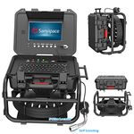 Professional Drainage Pipe Camera 50M, HD Drain Camera 1080P with 9" Display, Pipe Inspection Endoscope with Self Leveling and 512hz Transmitter, Sewer Inspection Camera with Mic, Speaker and Keyboard