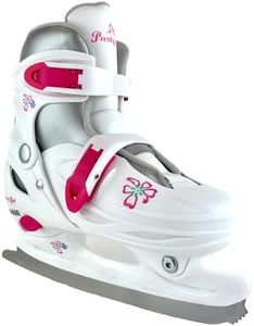 American Athletic Party Girl Ice Skates for Girls - Adjustable Kid’s Figure Skates with Hard Shell Support, Padded Lining, Stainless Steel Blades - Suitable for Indoor & Outdoor Ice Skating (10)