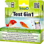 Tetra Pond Test 6-in-1 Strip, to Test 6 Essential Water Quality Parameters in Less Than 60 Seconds (25 Strips),White