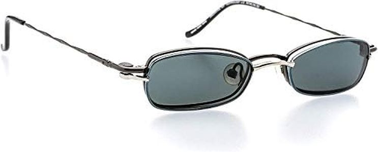 Clip-On ONLY Magnetic Eyewear - Oval Shape, Metal Optical Shape Frames -Shiny Cobalt Silver