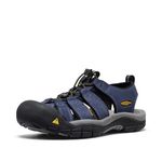KEEN Men's Newport Closed Toe Comfortable Durable Leather Water Sandals, Naval Academy, 11