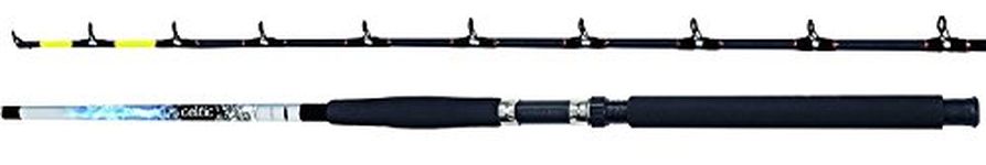 FLADEN 6ft CELTIC STAND UP STICK 2 Piece BOAT SEA Fishing Rod (30 to 40lbs Class) for Offshore Fishing (6ft - 1.80m) [12-9260]