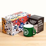 Sleepy Owl Assorted Hot Brew Gift Box | Hot Brew & Mug | 5 Flavours | Hot Brew Coffee | 5 Minute Brew - No Equipment Required | 100% Arabica Beans | Makes 10 Cups