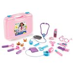 Learning Resources Pretend and Play Doctor Kit for Kids, Pink Doctor Costume, 19 Piece Set, Ages 3+