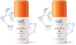 Chemist at Play for Unisex Underarm Roll-On With 5% Aha, Lactic Acid & 1% Mandelic Acid | Prevents Body Odour, Brightens Skin & Exfoliates | For Sensitive Skin | Fragrance Free | Alcohol Free - 40Ml