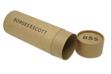 Borges & Scott Panama Hat Cardboard Travel Tube Brown