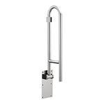 Moen R8960FD 30-Inch Flip-Up Screw-in Bathroom Grab Bar with Textured Grip, Stainless