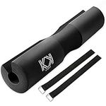 KK Barbell pad – Extra thick NBR foam barbell squat pad support. (Black)