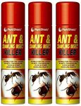 3 PCS ANTS AND CRAWLING INSECTS KILLER COCKROACH FLEAS CONTROL SPRAY HOUSEHOLD