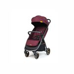 Loopie Hop 1 Hand Fold Travel Friendly Compact CABIN Stroller for 0-4 Years | 3 position RECLINE Seat with SLEEPING position | SUN Protection UPF 50+ Canopy | 5 Point Safety HARNESS | 360° Wheels | 5 KG storage BASKET | WASHABLE Oxford Cotton fabric | MOSQUITO NET | Self-standing | 1 year WARRANTY | Maroon