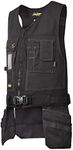 Snickers 42540404005 Size Medium "Canvas+" Tool Vest - Black