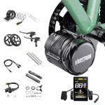TSDZ8 48V750W Mid Drive Kit,Upgraded 1056W Peak Power Torque Sensored Mid Drive Ebike Conversion Kit, Electric Bike Kits with SW2M58 Display for 68-73MM Bottom Bracket Mountain Bike,Citybike,Tricycle