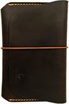 Genuines Leather Passport Holder for Men & Women Wallet Case for 1 or 2 Passports (Vintage brown)