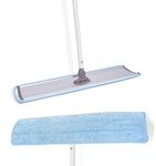 BIRDROCK HOME 23" Microfiber Dry Mop for Floor Dust Cleaning Rejuvenate Restorer Mops Heavy Duty Set