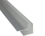 3 mm Thickness Aluminium Angle Bar Profile Sections for DIY Projects & Other Applications (L Type) (1" x 1", Length 4 Feets)