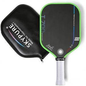 SKYPURE Master 5.0 Control Pickleball Paddle | T700SC Raw Carbon Fiber Surface | 16mm PP Core | Time-Freeze Control | USAPA Approved