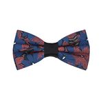 PELUCHE Mesmerizing Floral Blue Bow Tie For Men