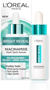 L’Oréal Paris Bright Reveal, 10 Percentage [Niacinamide Plus Amino Sulfonic Acid], Dark Spot Brightening Face Serum, for Sunspots, Age Spots and Post-Acne Marks, 30ml