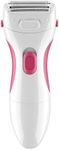 Conair CNRLWD1, Ladies' Wet/Dry Battery Shaver, Pink/White, LWD1RN