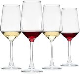 OUWO Wine Glasses Set of 4, 13.5oz 