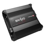 Stetsom Bravo BASS 3000 1 Ohm Mono Subwoofer Car Audio Amplifier, 3000.1 3K Watts RMS, 1Ω Stable, 3000x1, Sound Quality, Crossover & Bass Boost 3000W Sub Amp, Smart Coolers