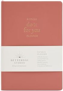 Betterday Studio - Agenda fitness "Do It For You" – Diario per la perdita di peso, agenda settimanale, tracker per esercizi in palestra, registro di allenamento e dieta, diario alimentare, controllo