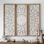 Urbane Crafts Wooden Wall Decorative Panel | Wall Decor Panel | Wall Hanging Decorative Panel | Best Decorative Panel | Wood Art Panel for Home Kitchen Bedroom Bathroom Office Restaurant Library