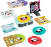Fisher-Price Musical Toy Deluxe Rockin’ Record Player Pretend Turntable with 6 Albums for Preschool Play Kids Ages 3+ Years