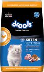 Drools Kitten(1-12 Months) Dry Cat Food, Real Chicken Flavour 1.2 Kg Pack