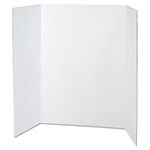 Pacon Presentation Board, 48-Inchx36-Inch, Tri-Fold, 24 Boards