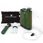 Survivor Filter PRO X - Electric Portable Water Filter Camping - Removes 99.99% Bacteria & Parasites