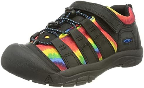 KEEN Newport Shoe Casual Sneaker, Black/Original Tie Dye, 8 US Unisex Little Kid