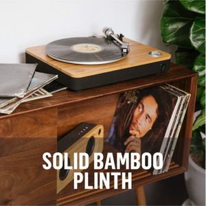 House of Marley Stir It Up Turntable – Belt-Drive Vinyl Record Player