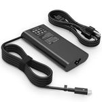 90W USB C Charger, 90W AC Adapter for Dell Latitude 3400 3500 5289 5300, for Dell XPS 13 9360 9365 9370 Dell XPS 12, Fast Charger Type C USB C Power Cord